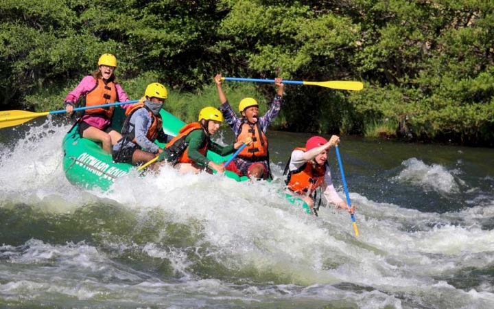 rafting course for teens